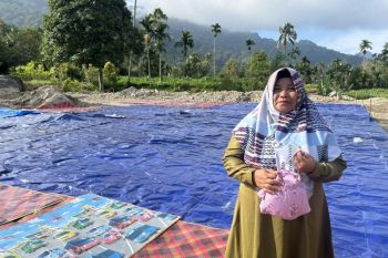 Warga di Agam jadikan Lebaran momentum bangkit dari pascabencana