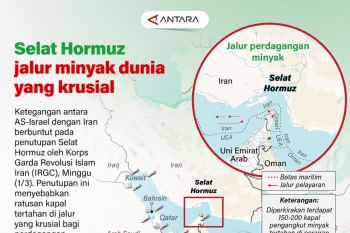 Selat Hormuz jalur minyak dunia yang krusial