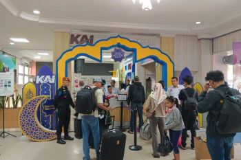 KAI Tanjungkarang catat 39.678 penumpang pada arus mudik Lebaran