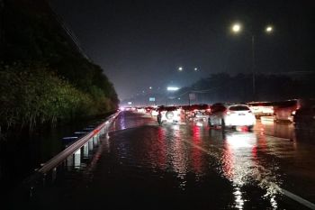 Jasa Marga lakukan penanganan genangan di ruas Tol Jagorawi
