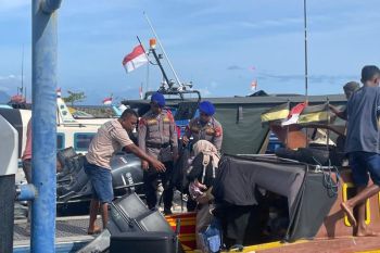 Polda Malut intensifkan patroli di pelabuhan kapal cepat Sofifi