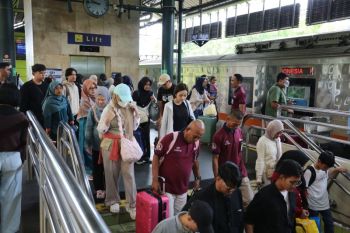 H+2 Lebaran, 51 ribu penumpang kereta tiba di Jakarta