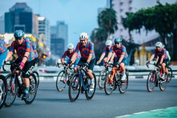 Saleh Husin, Pramono dan Kopi Durian Community bersepeda keliling Jakarta