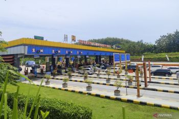 Jelang one way nasional, lalin di GT Kalikangkung ramai lancar