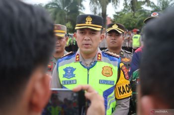 Polres Muba kerahkan personel kawal 14 titik macet di Sungai Lilin - Bayung Lencir - Tungkal Jaya