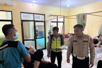 Kecelakaan, 21 penumpang bus wisatawan dilarikan ke RSUD Lebak