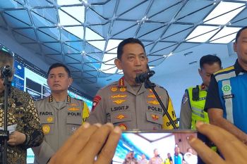 Kapolri pastikan pengendalian lalu lintas arus balik berjalan optimal