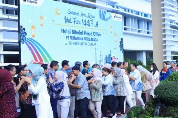 Halalbihalal pekerja Kilang Cilacap perkuat komitmen energi