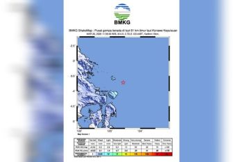 Gempa bumi di Konkep terasa hingga Kendari dan Konsel
