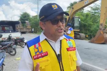 BPJN NTT targetkan lima hari perbaiki jembatan di jalan Trans Pulau Timor