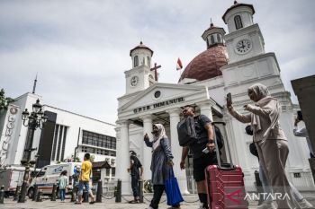 Kota Lama Semarang memikat, kunjungan wisatawan saat Lebaran meningkat