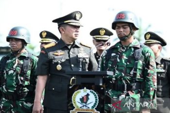 314 prajurit siswa tempuh pendidikan tamtama TNI AD di Rindam XXII/TB