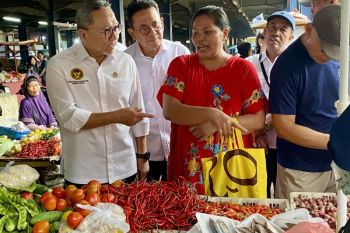 Harga bapok variasi pascalebaran, pemerintah tekan lewat pasar murah