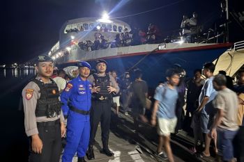 Polres-Banggai tingkatkan pengamanan arus balik Lebaran di pelabuhan