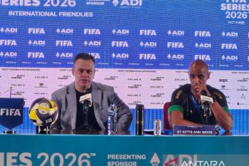 Pelatih St Kitts and Nevis sesali dua gol pertama Indonesia