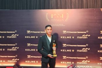 Rizky Ridho menangi gol terbaik PSSI Awards 2026