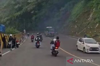 Polres Cianjur percepat sistem satu arah Puncak menuju Bogor antisipasi antrean