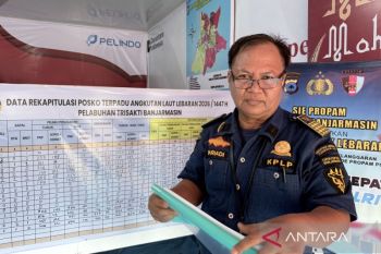 2.154 penumpang tiba pada puncak arus balik di Pelabuhan Banjarmasin