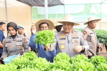 Polda Kepri panen perdana sayur hidroponik untuk penuhi kebutuhan MBG