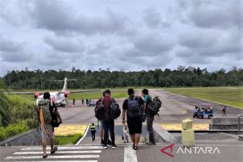 Arus penumpang Lebaran 2026 di Bandara Muhammad Sidik Muara Teweh turun