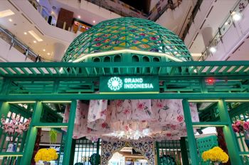 Nuansa Imlek dan Ramadhan berpadu dalam dekorasi Lebaran