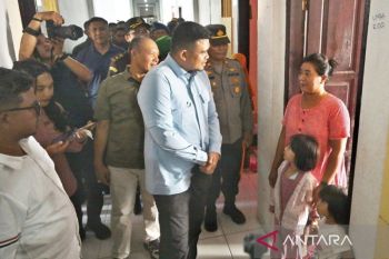 Korban bencana di Sumut tidak lagi tinggal di tenda pengungsian