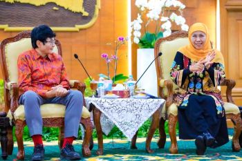 Khofifah bersama Dubes RI untuk Australia perluas akses bahan baku kulit