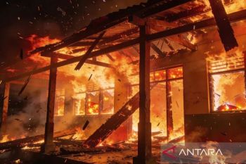 Bangunan SDN 1 Lamunti Kapuas ludes terbakar