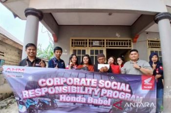 Honda Babel bantu warga terdampak kebakaran