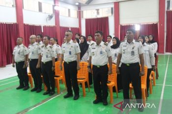 Langkah Baru Kemenimipas, Lapas Pekanbaru Ikuti Pelantikan Pimpinan Tinggi Madya