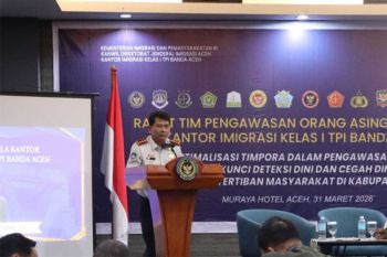 Imigrasi Banda Aceh tingkatkan sinergi pengawasan orang asing