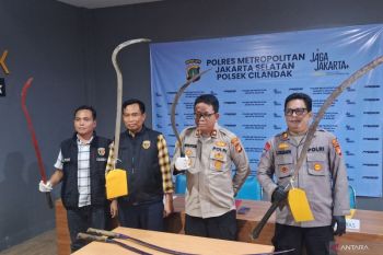 Polisi tangkap empat pelaku pengeroyokan dan pembacokan di Cilandak