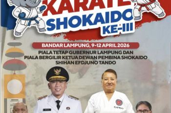 Lampung tuan rumah Kejurnas Karate Shokaido 2026