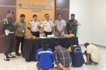Lapas Kelas I Surabaya gagalkan upaya penyelundupan sabu 16,82 gram