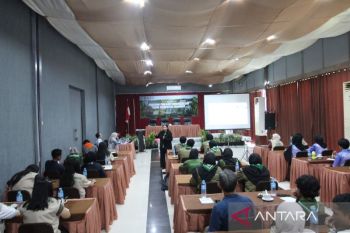 Kepala LKBN ANTARA Babel jadi Narsum Pelatihan Jurnalistik Lingkungan