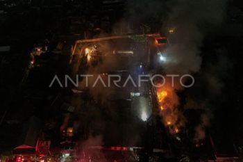 Kebakaran SPBE Cimuning Bekasi