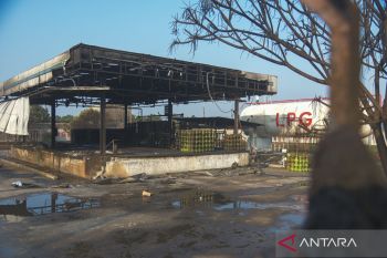 Polisi masih selidiki penyebab kebakaran di SPBE Cimuning