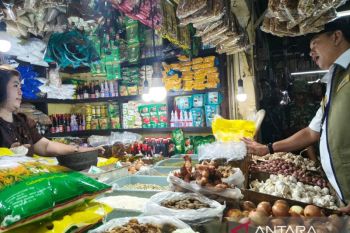 Dirut Bulog pantau langsung harga bahan pangan di Pasar Wonokromo
