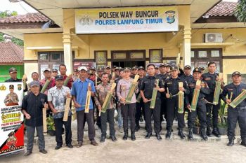 Polsek Way Bungur aktifkan Sabuk Kamtibmas