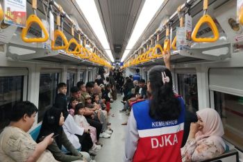 Realisasi penumpang LRT Sumsel Triwulan I 2026 tembus 1,08 juta orang