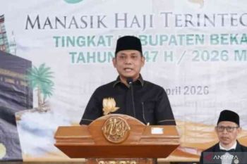 3.346 jamaah asal Bekasi mengikuti bimbingan manasik haji