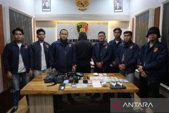 Satreskrim Polres Belitung tangkap pelaku curat di Bandara Soekarno-Hatta saat hendak kabur ke Sulawesi