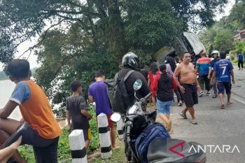 Kecelakaan bus Damri di Sanggau Kalbar, satu penumpang meninggal dunia