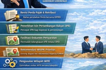 Gubernur Gorontalo: Solusi pertambangan perlu segera direalisasikan