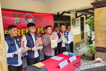 Polresta Jambi tangkap tiga pengedar 2 kg sabu dan 5.051 ekstasi