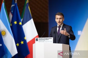 Macron serukan pertahankan multilateralisme dalam kesehatan global