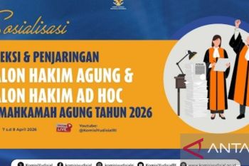 KY jaring calon hakim agung-ad hoc potensial untuk daftar
