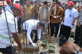Groundbreaking Huntap di Kuranji; BNPB juga percayakan Sepablock di Sumut dan Aceh