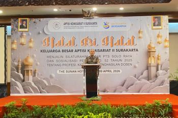 Halalbihalal APTISI Surakarta, Rektor UMS tekankan kerja ikhlas, profesional, dan tuntas