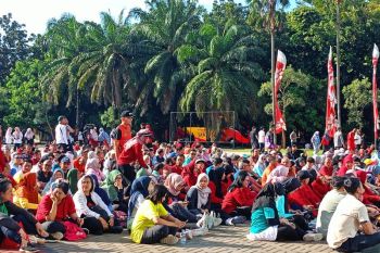 Pemkot Jaktim tetap gelar senam sehat meski ada pemberlakuan WFH